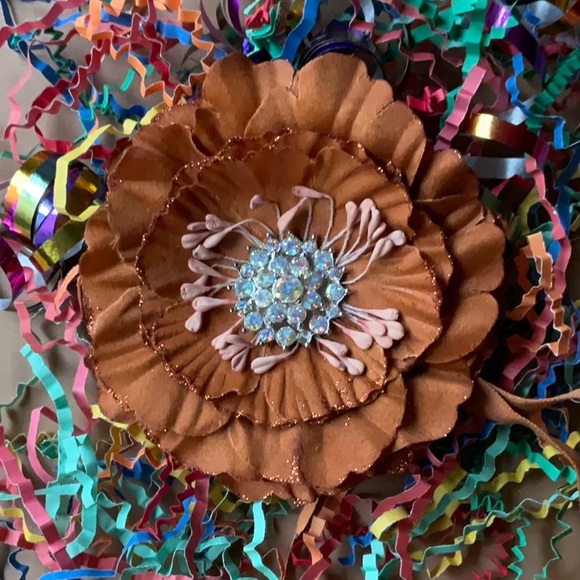 🌰 TIEKS CHESTNUT FLOWER 🌰 NWOT 🌰 - Picture 13 of 16